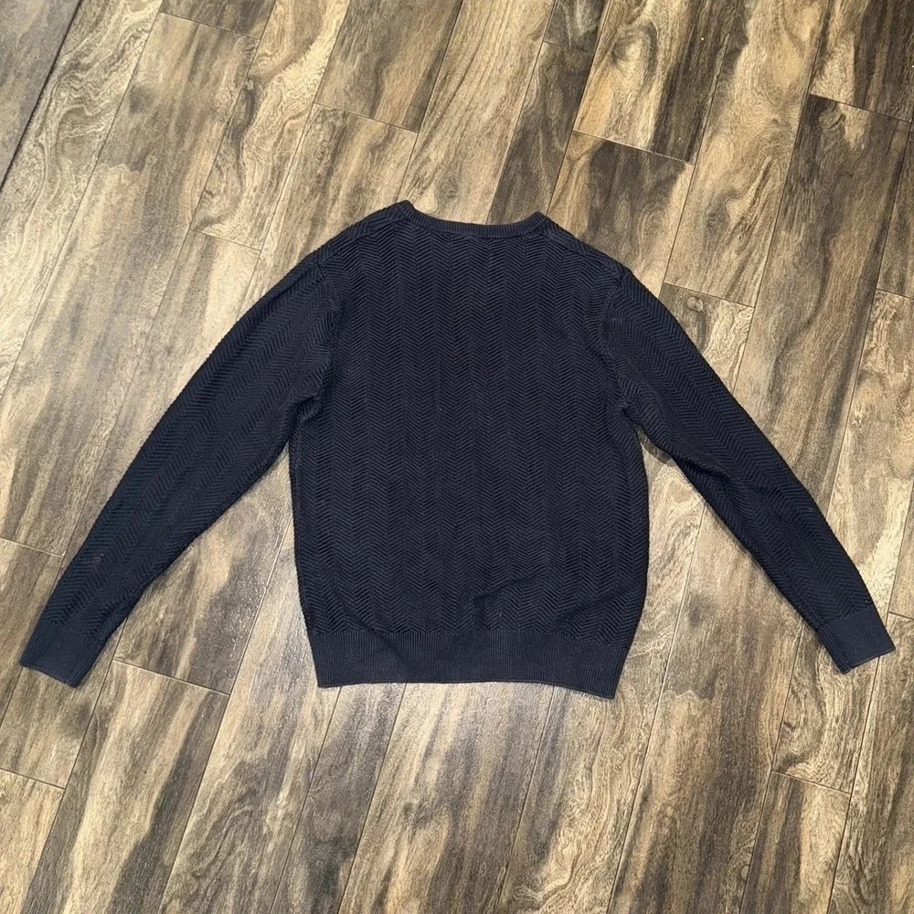 Chaps Men's 100% Cotton Knit Crewneck Sweater Size Medium‎